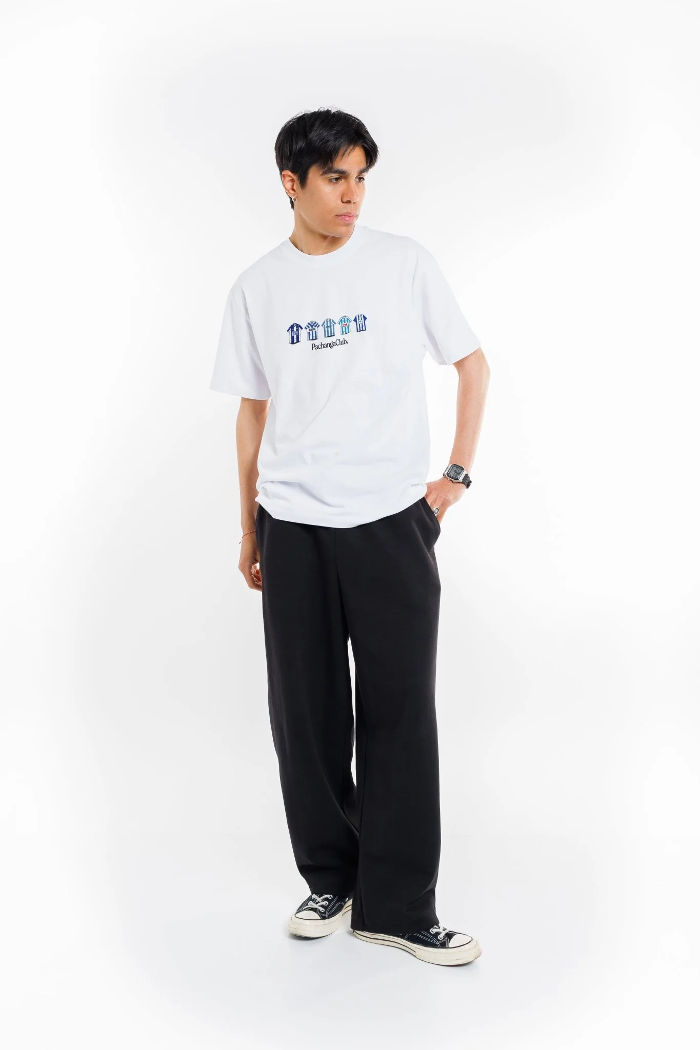 Camiseta Equipaciones Históricas Malaguistas - Blanco - Image 5