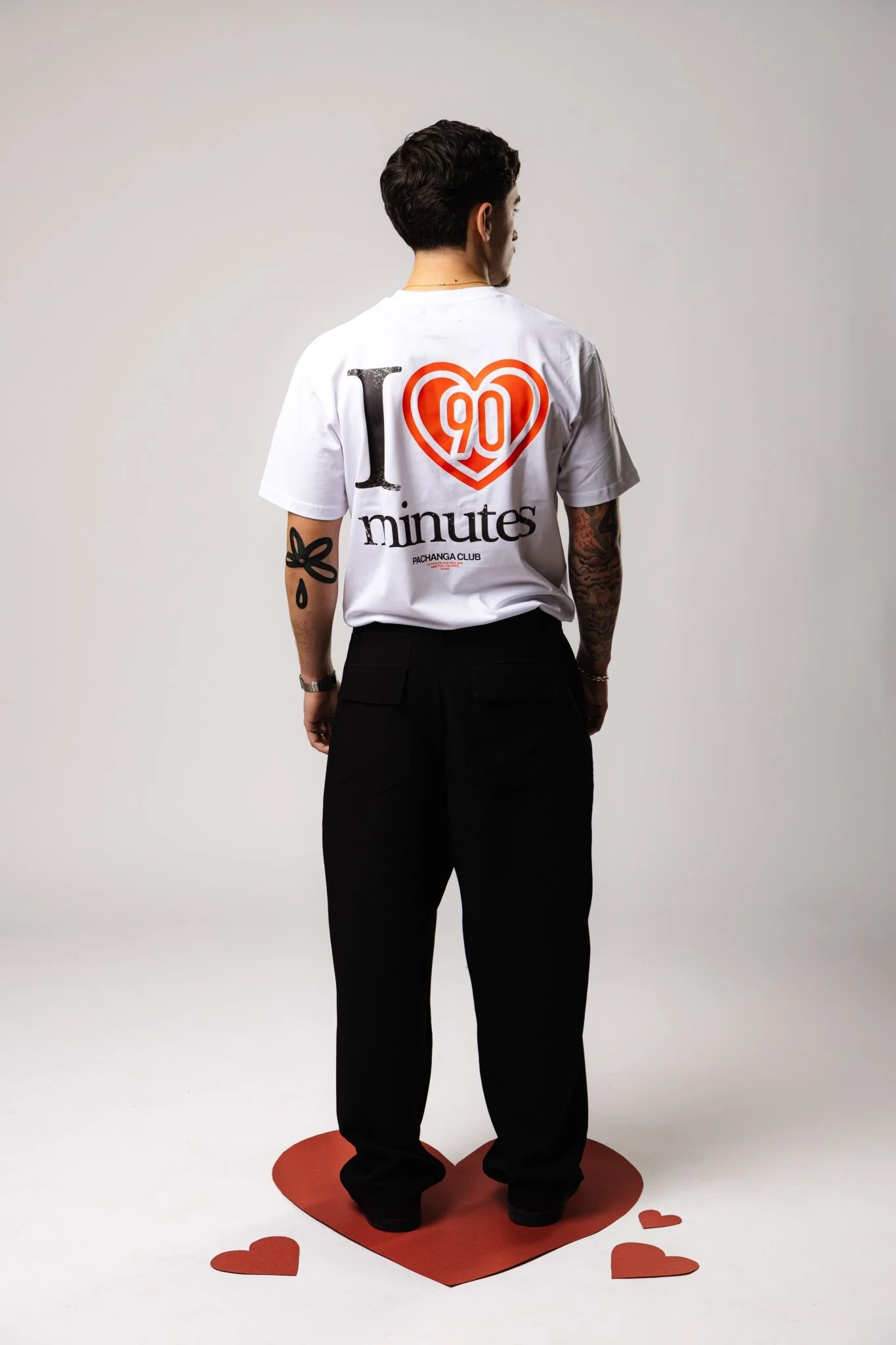 Camiseta "I love 90 minutes" - Blanco - Image 4