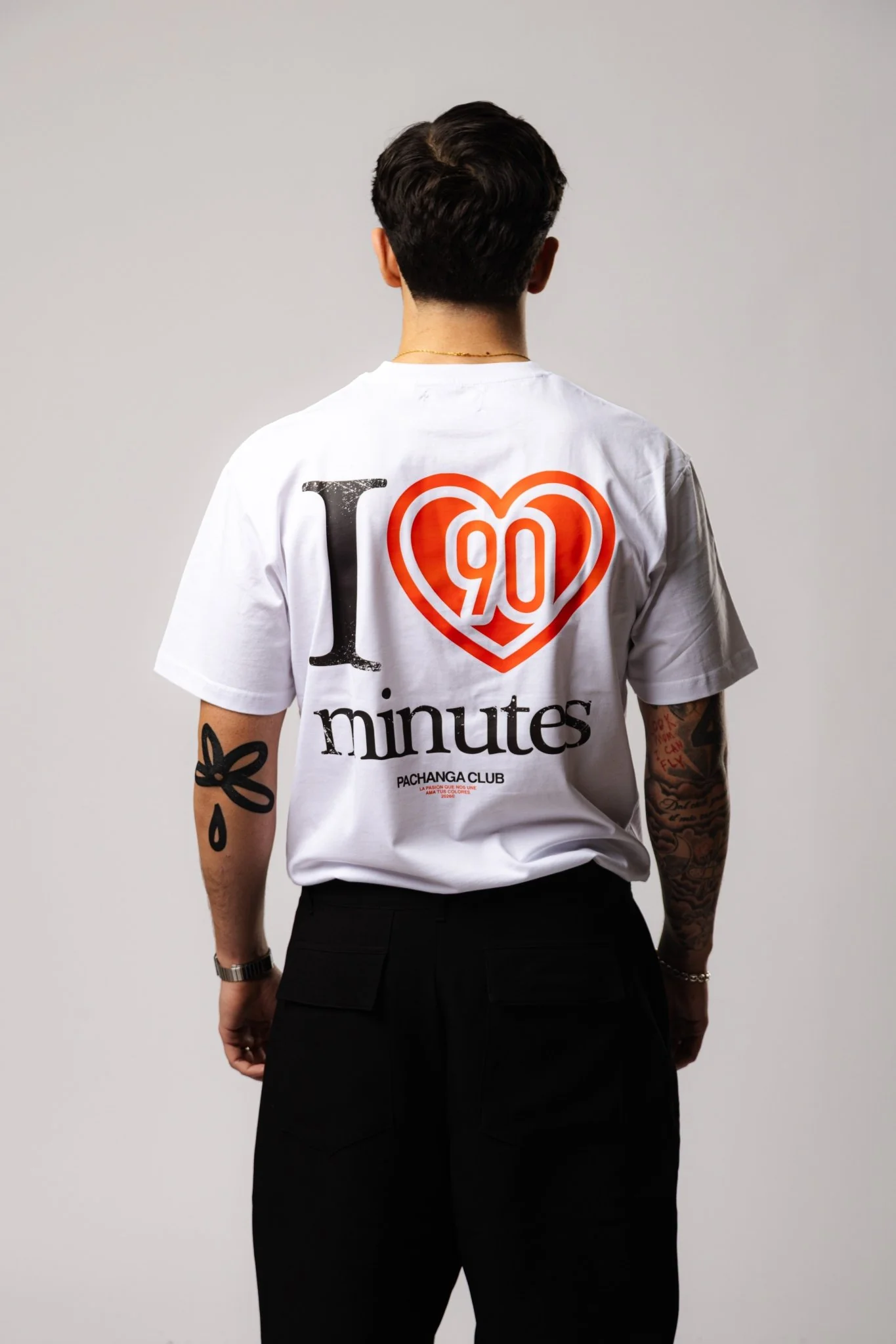 Camiseta "I love 90 minutes" - Blanco - Image 6