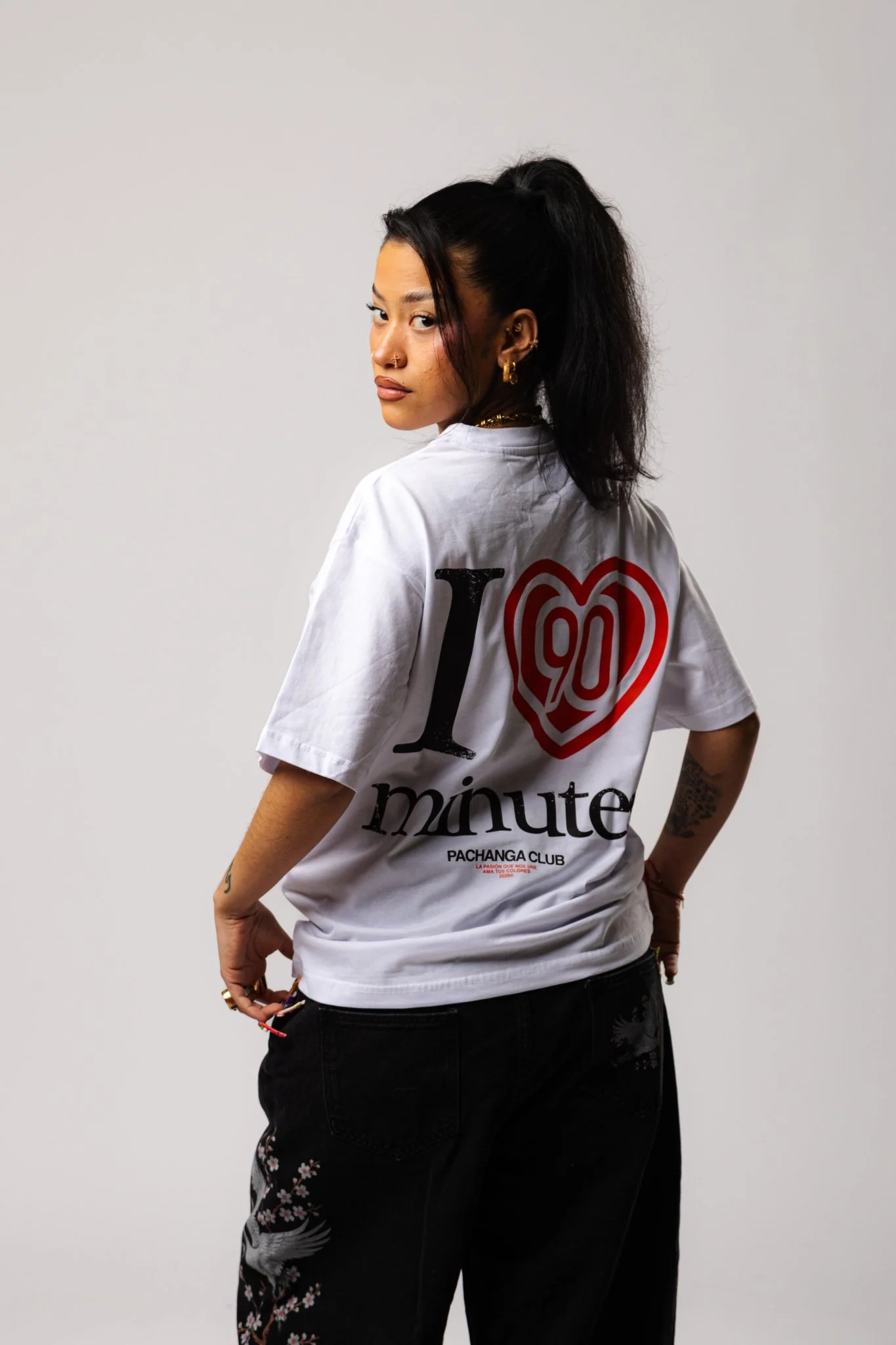 Camiseta "I love 90 minutes" - Blanco - Image 9
