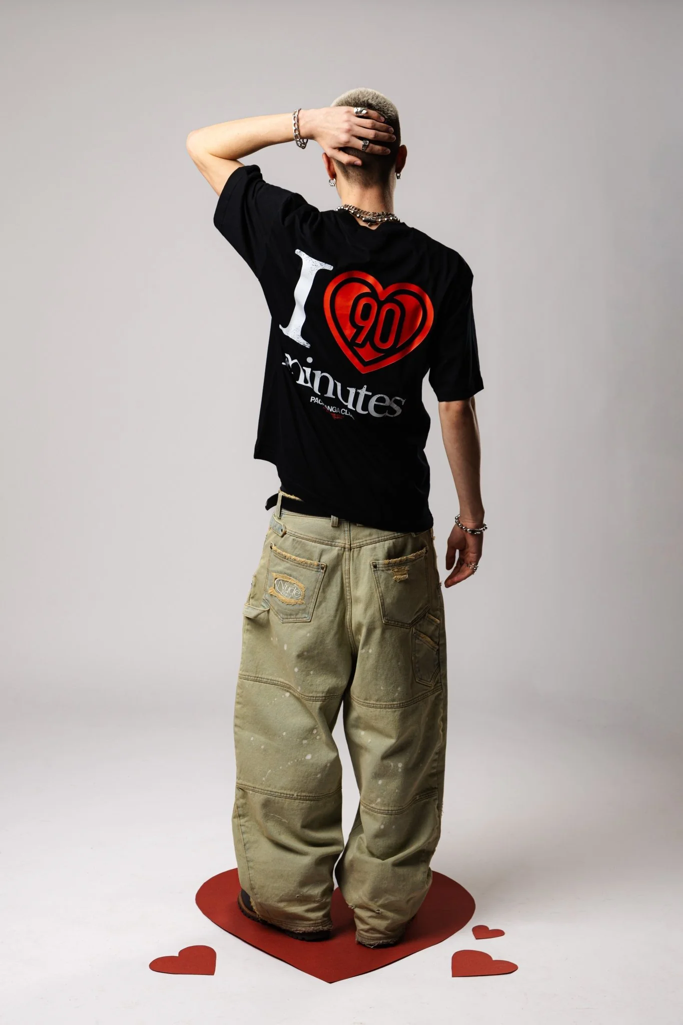 Camiseta "I love 90 minutes" - Negro - Image 4