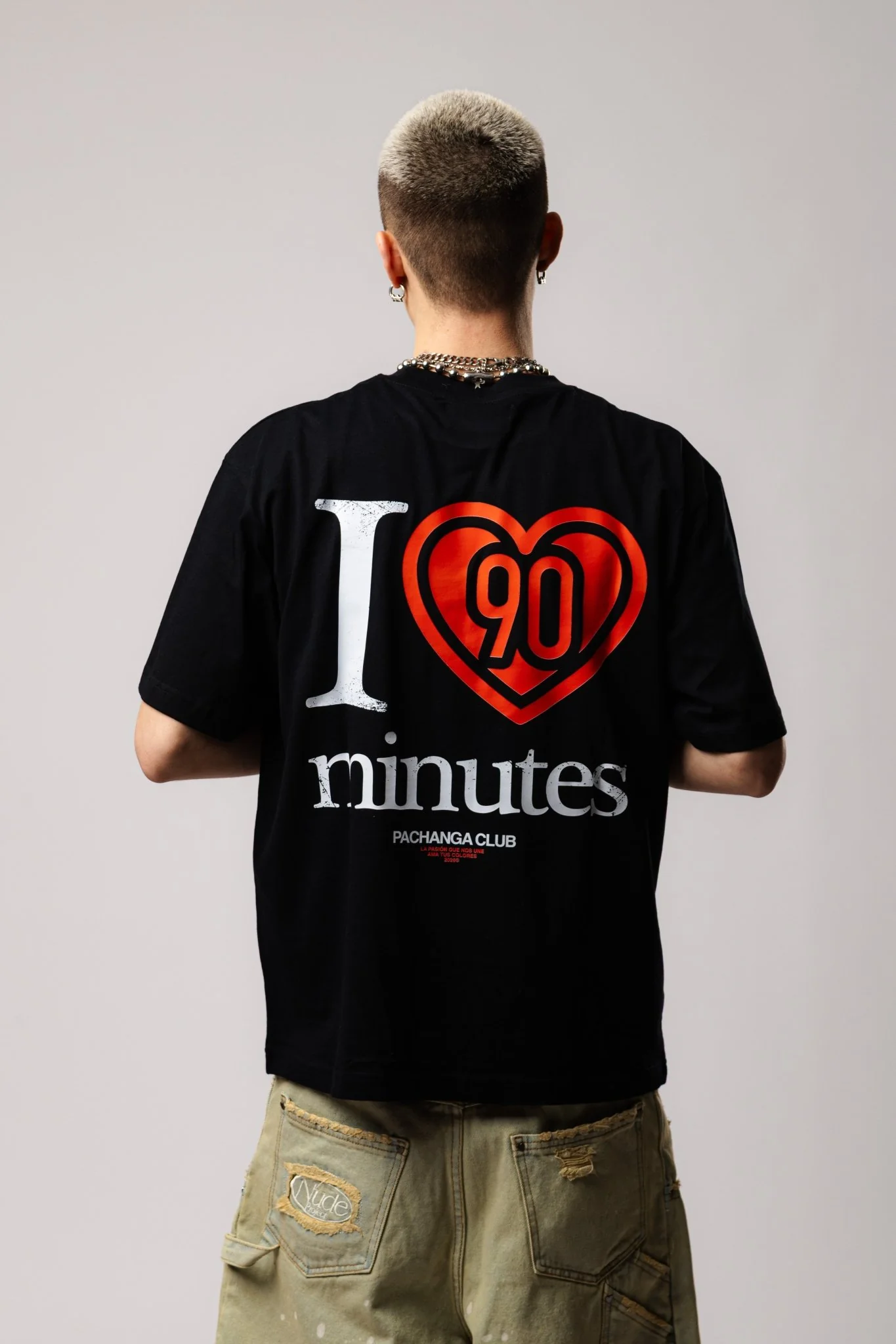 Camiseta "I love 90 minutes" - Negro - Image 6