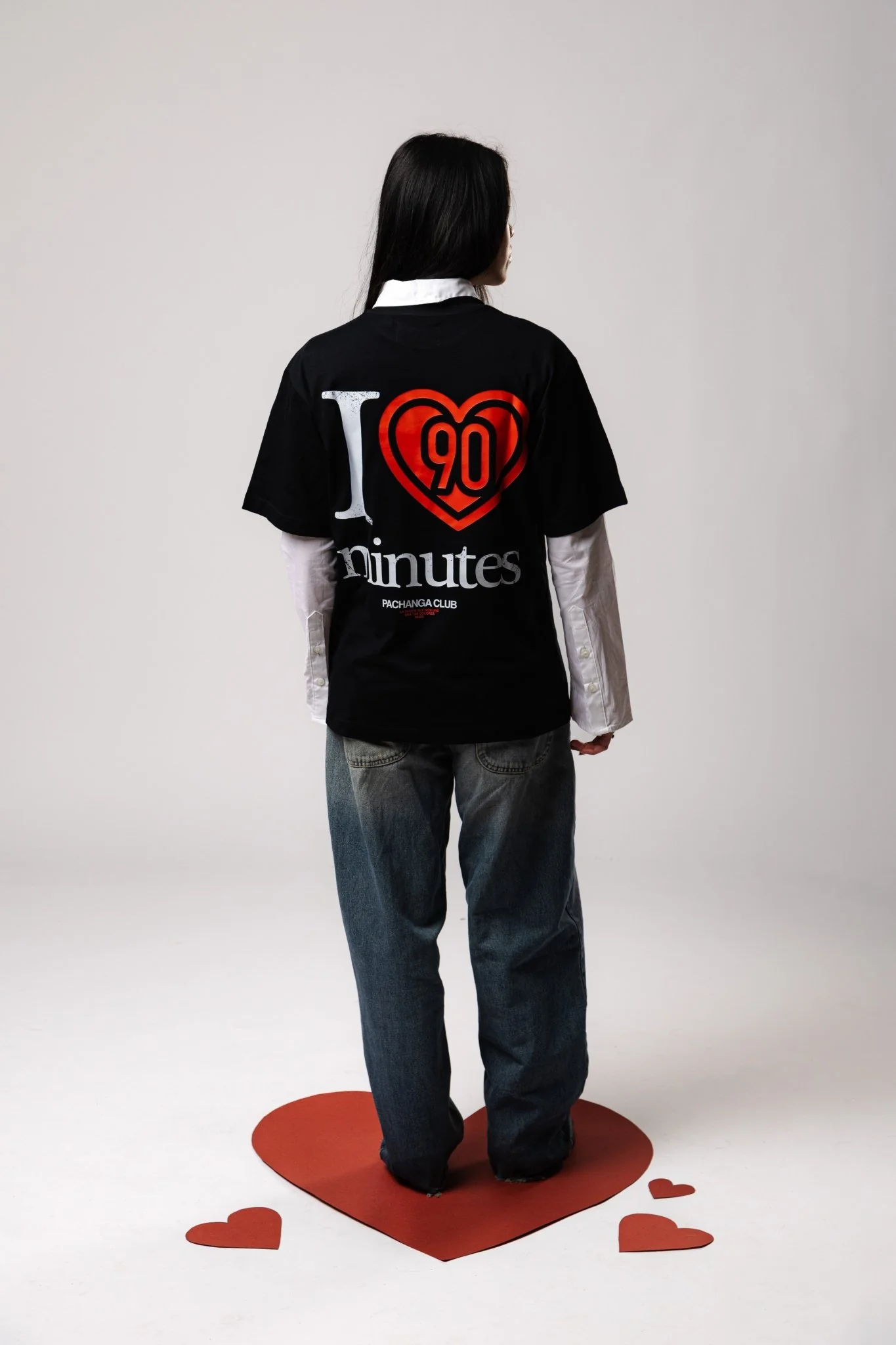 Camiseta "I love 90 minutes" - Negro - Image 8