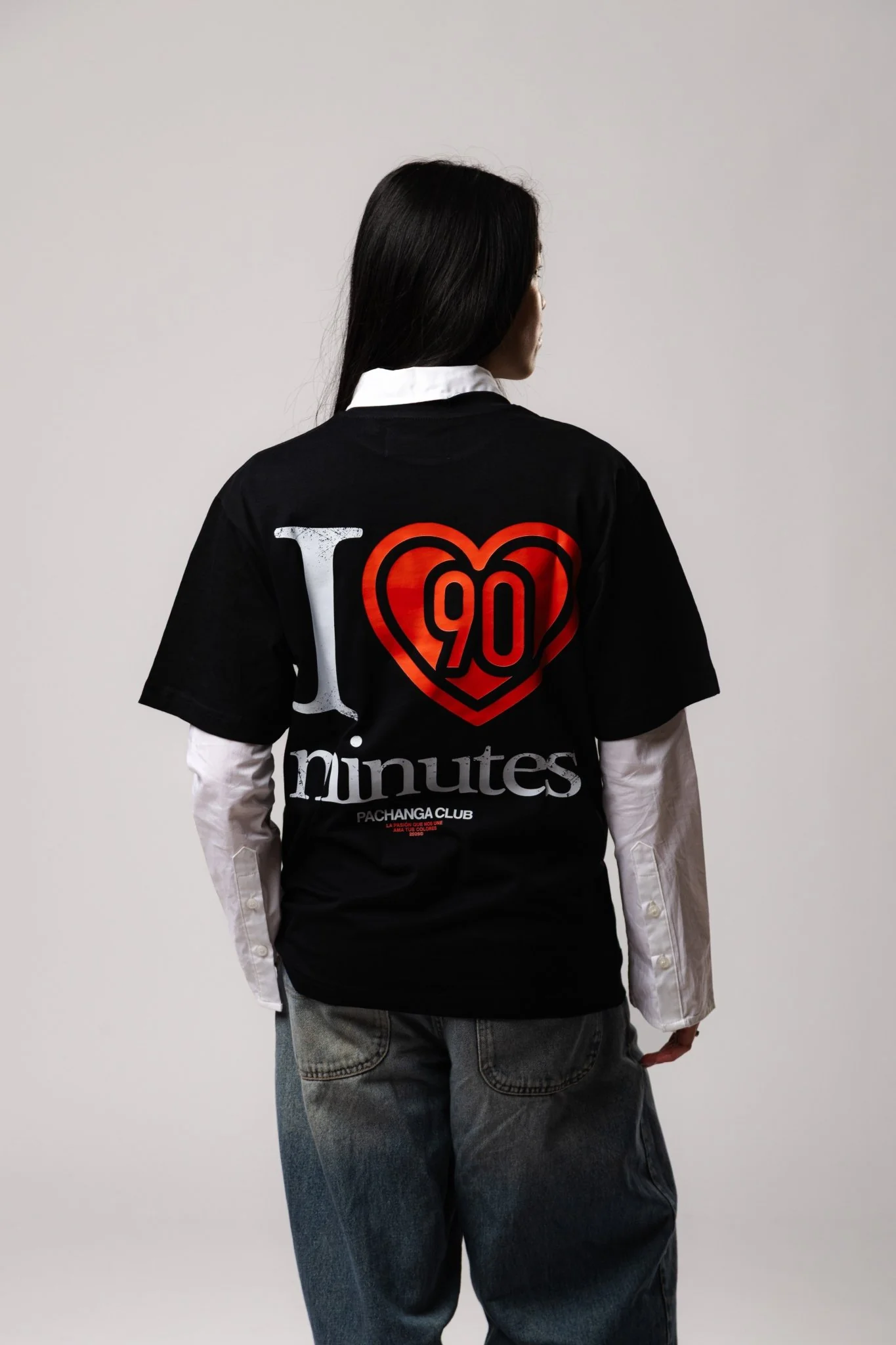 Camiseta "I love 90 minutes" - Negro - Image 9