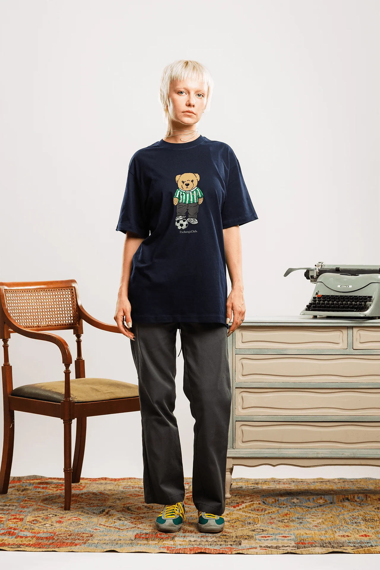 Camiseta "Pacho Bético" - Azul Marino - Image 5