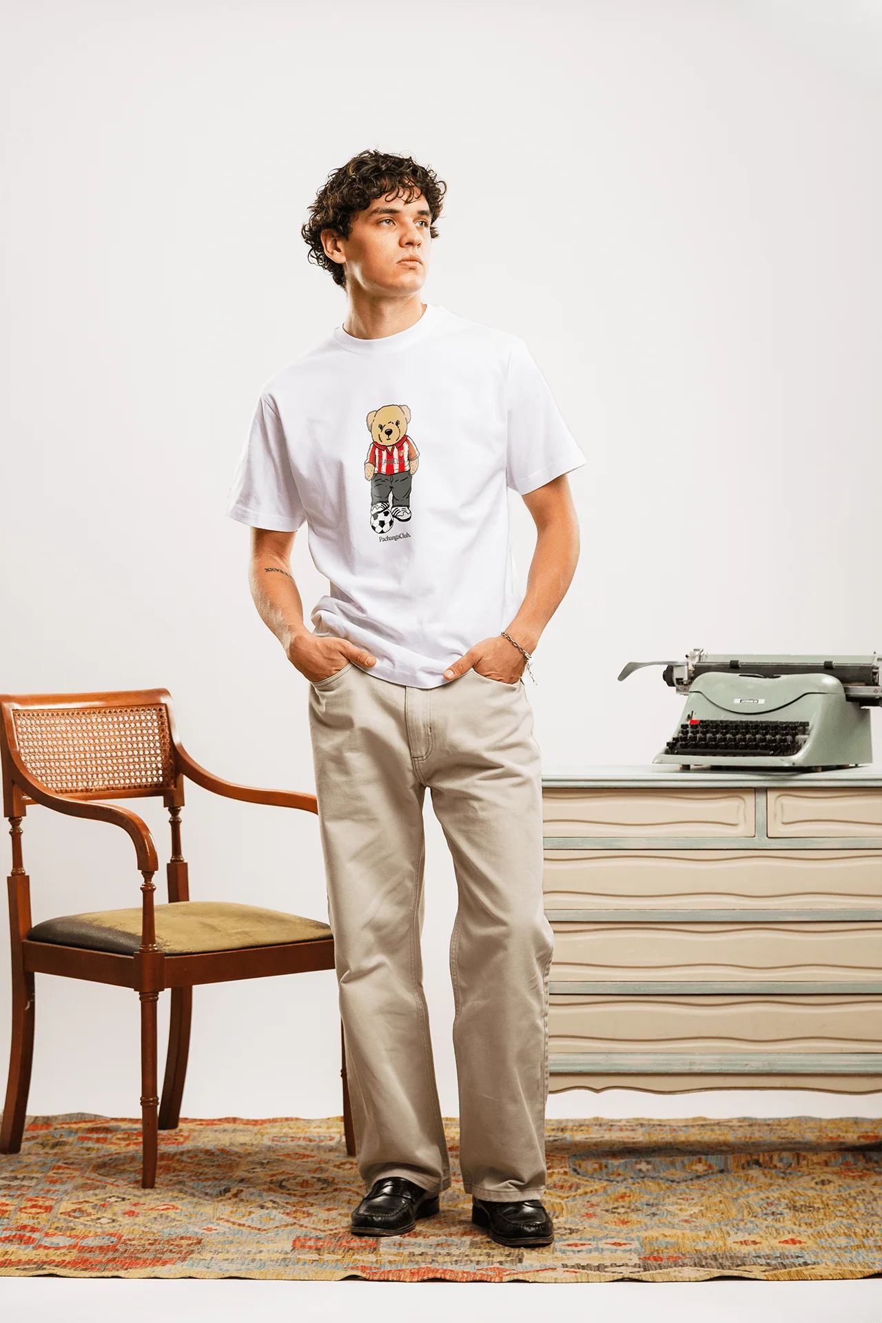 Camiseta "Pacho Colchonero" - Blanco - Image 3