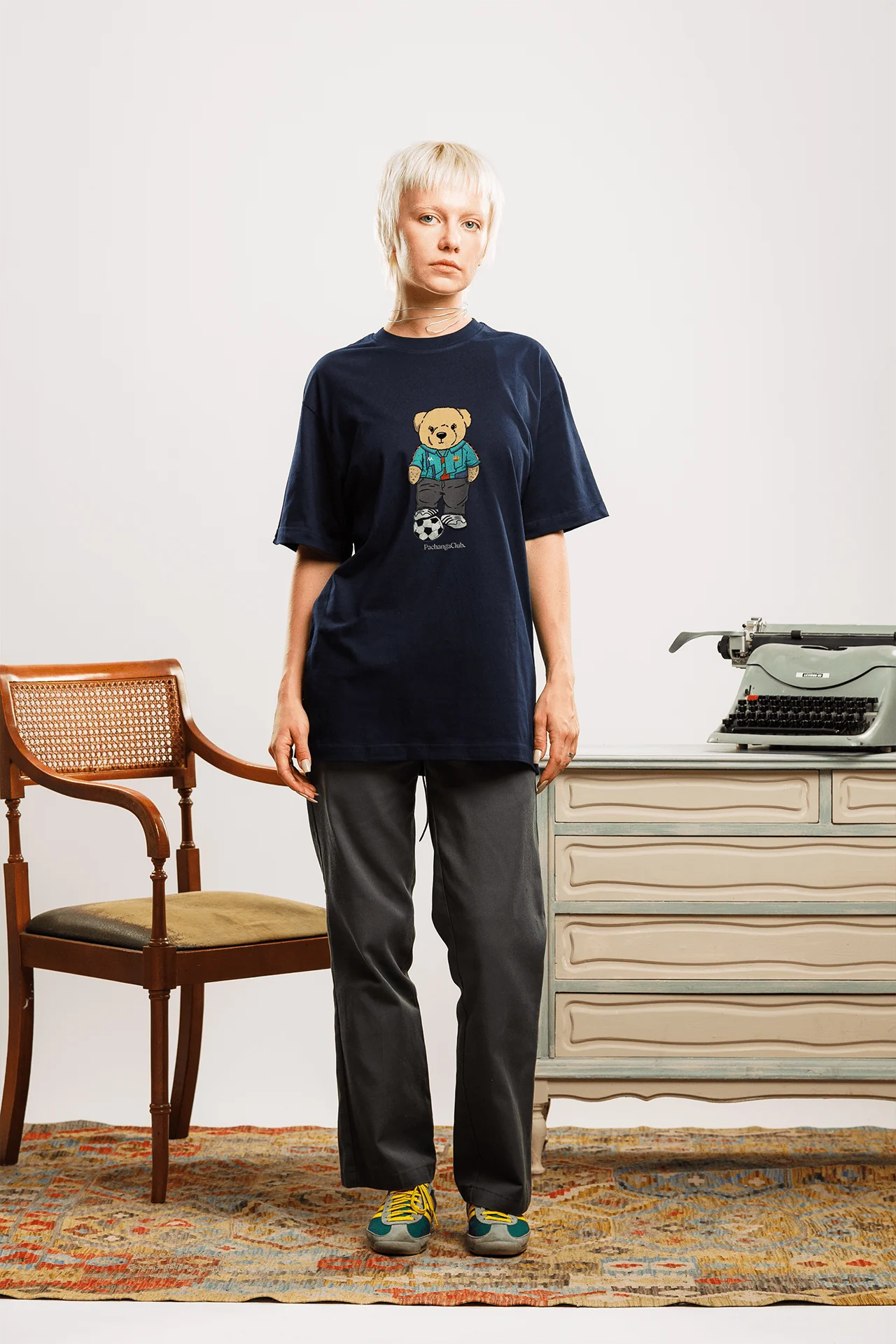 Camiseta "Pacho Culér" - Azul Marino - Image 5
