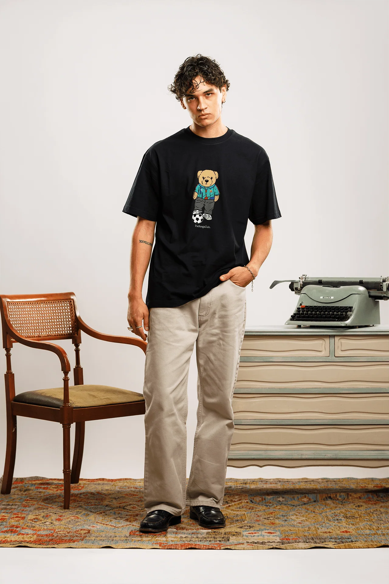 Camiseta "Pacho Culér" - Negro - Image 3