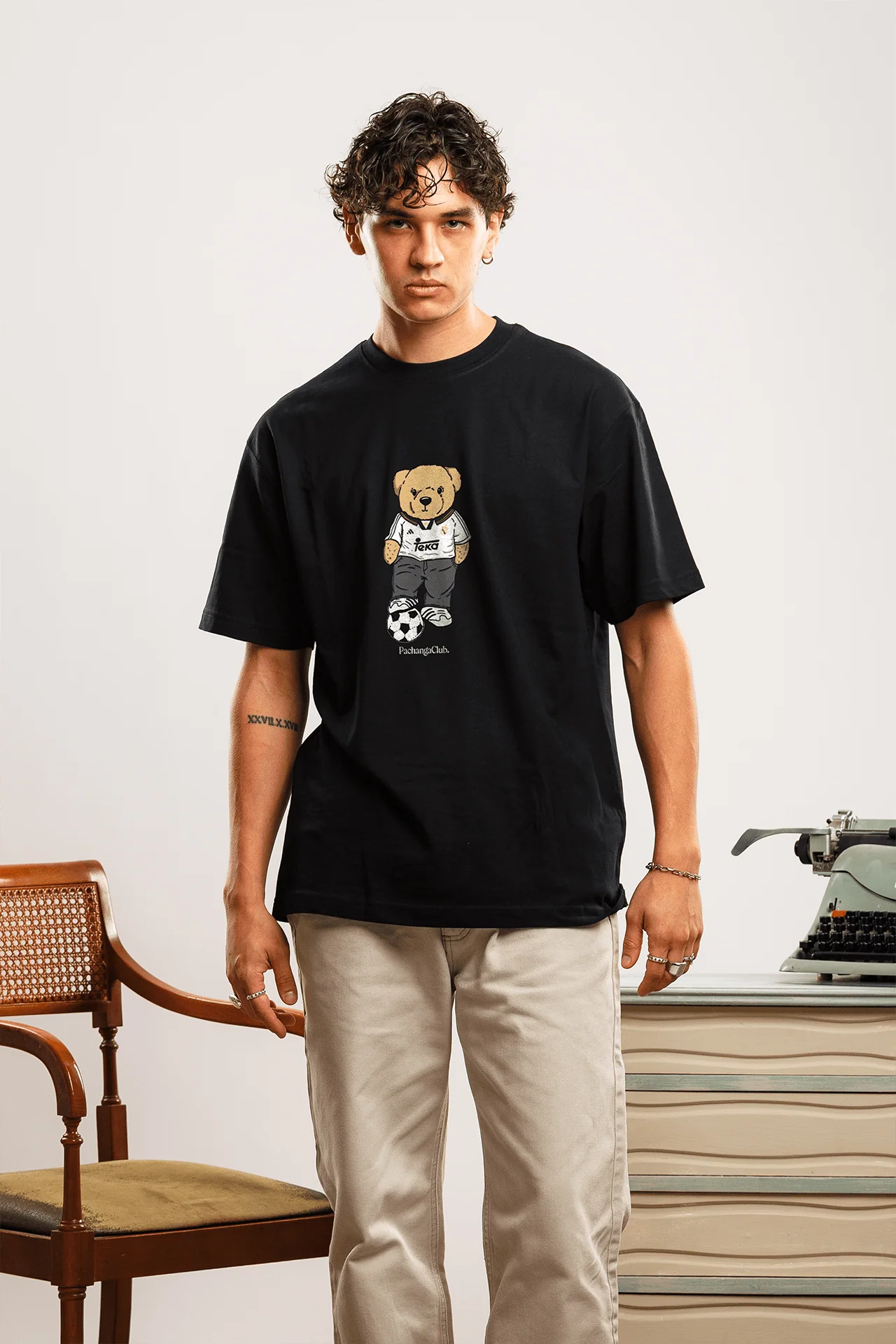 Camiseta "Pacho Vikingo" - Negro - Image 7