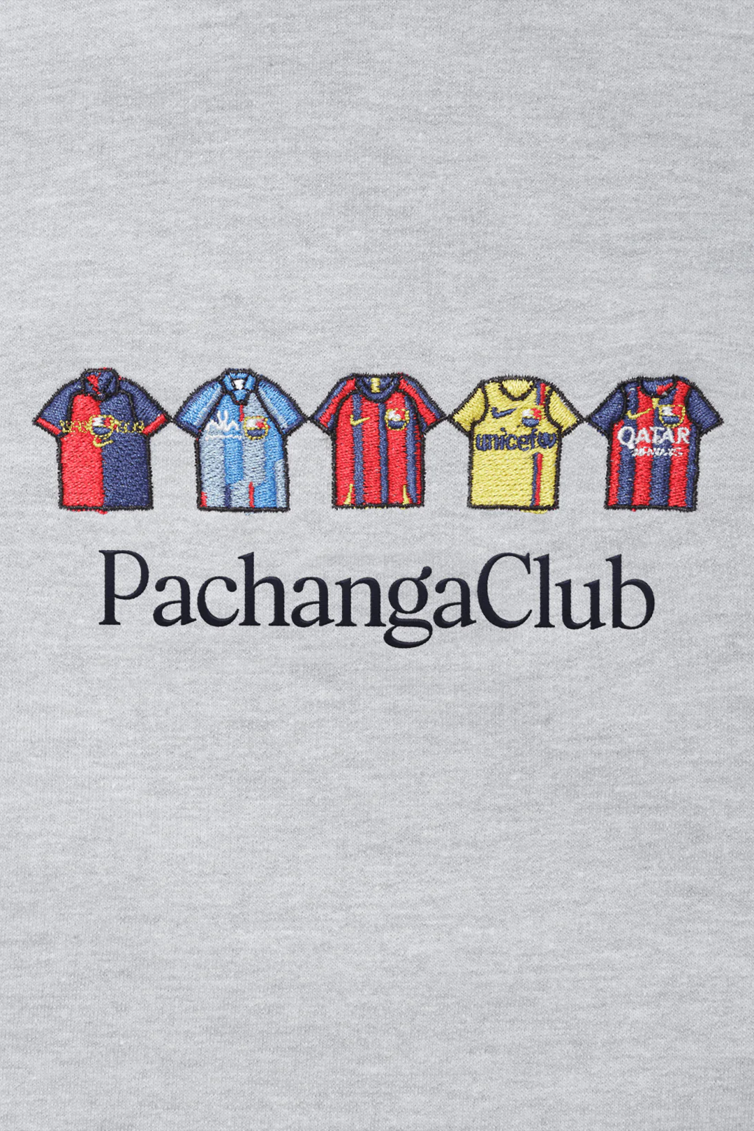 Sudadera Equipaciones Históricas Culés – Gris - Image 3