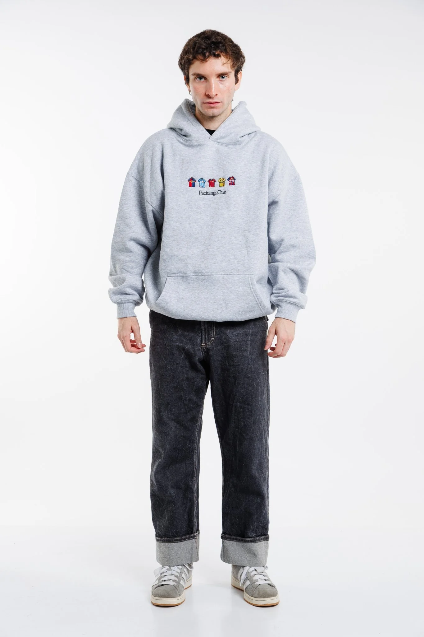 Sudadera Equipaciones Históricas Culés – Gris - Image 7