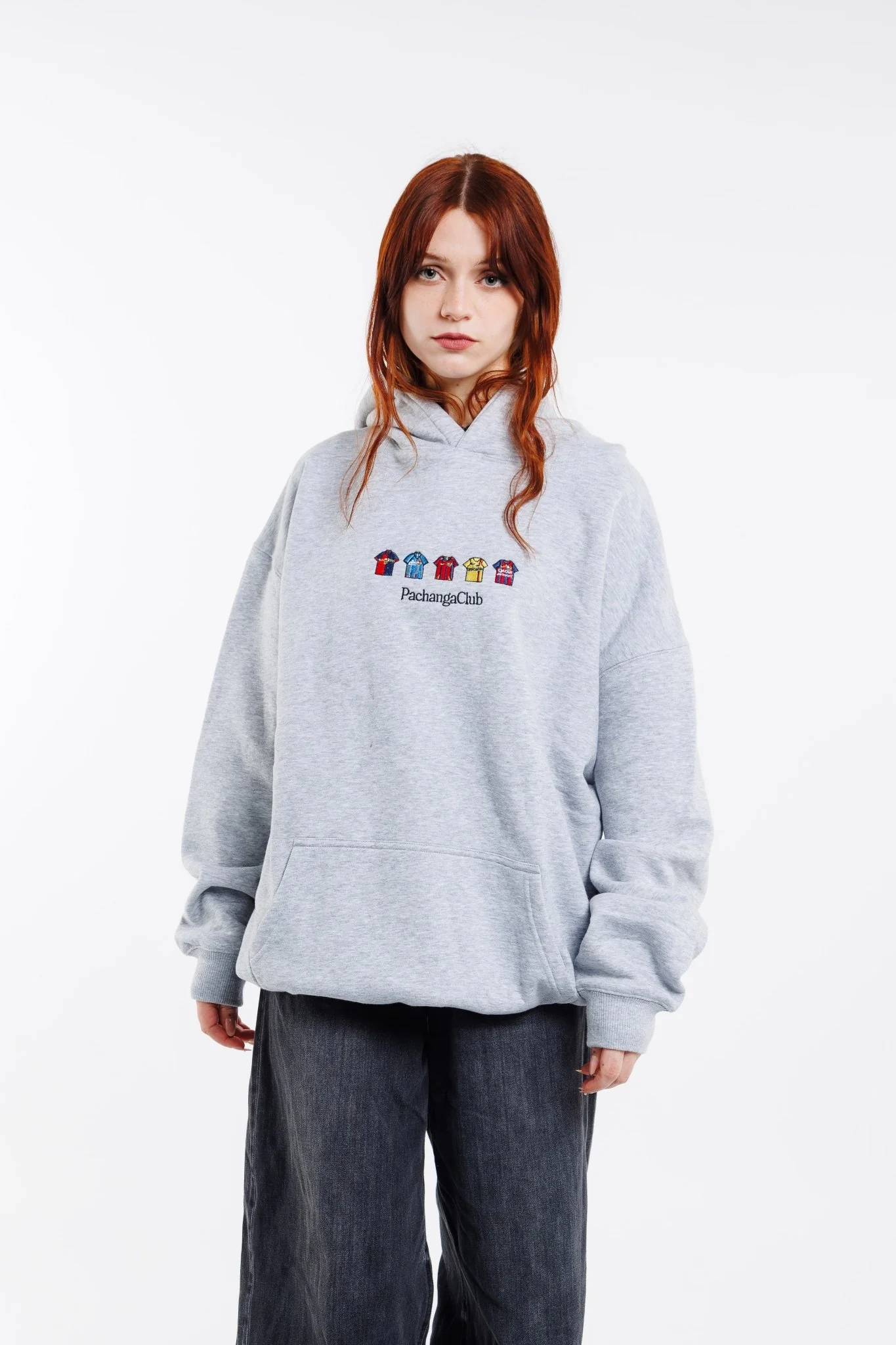 Sudadera Equipaciones Históricas Culés – Gris - Image 9