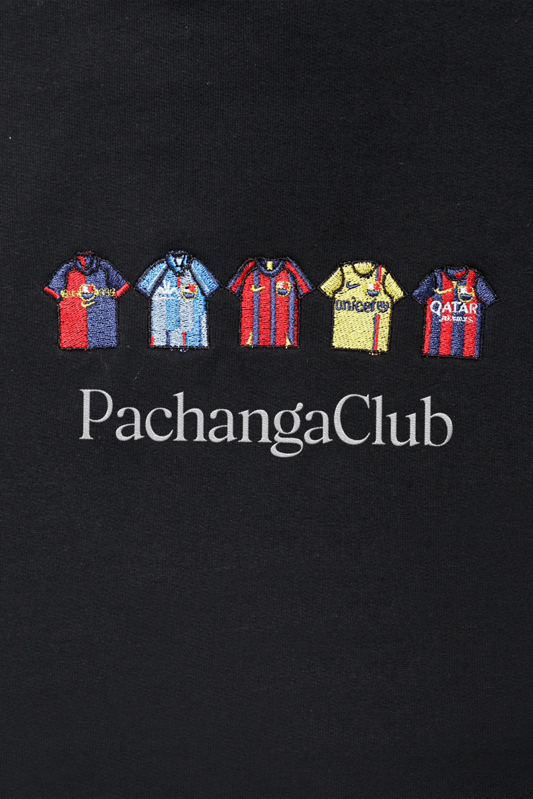 Sudadera Equipaciones Históricas Culés – Negra - Image 3