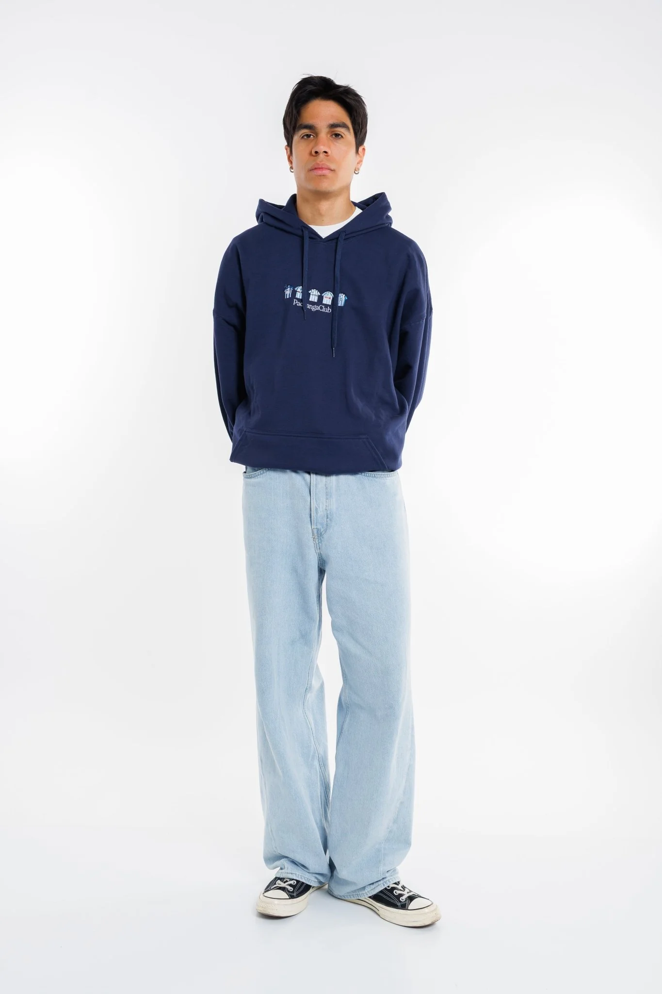 Sudadera Equipaciones Históricas Malaguistas – Azul Marino - Image 4