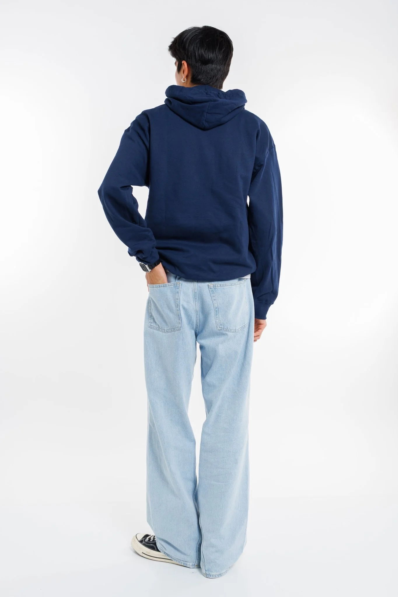 Sudadera Equipaciones Históricas Malaguistas – Azul Marino - Image 5