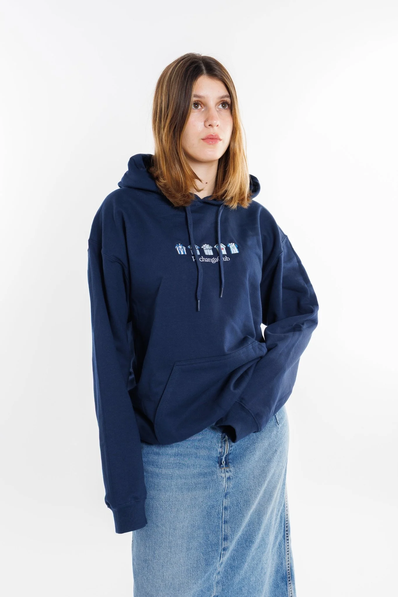 Sudadera Equipaciones Históricas Malaguistas – Azul Marino - Image 9