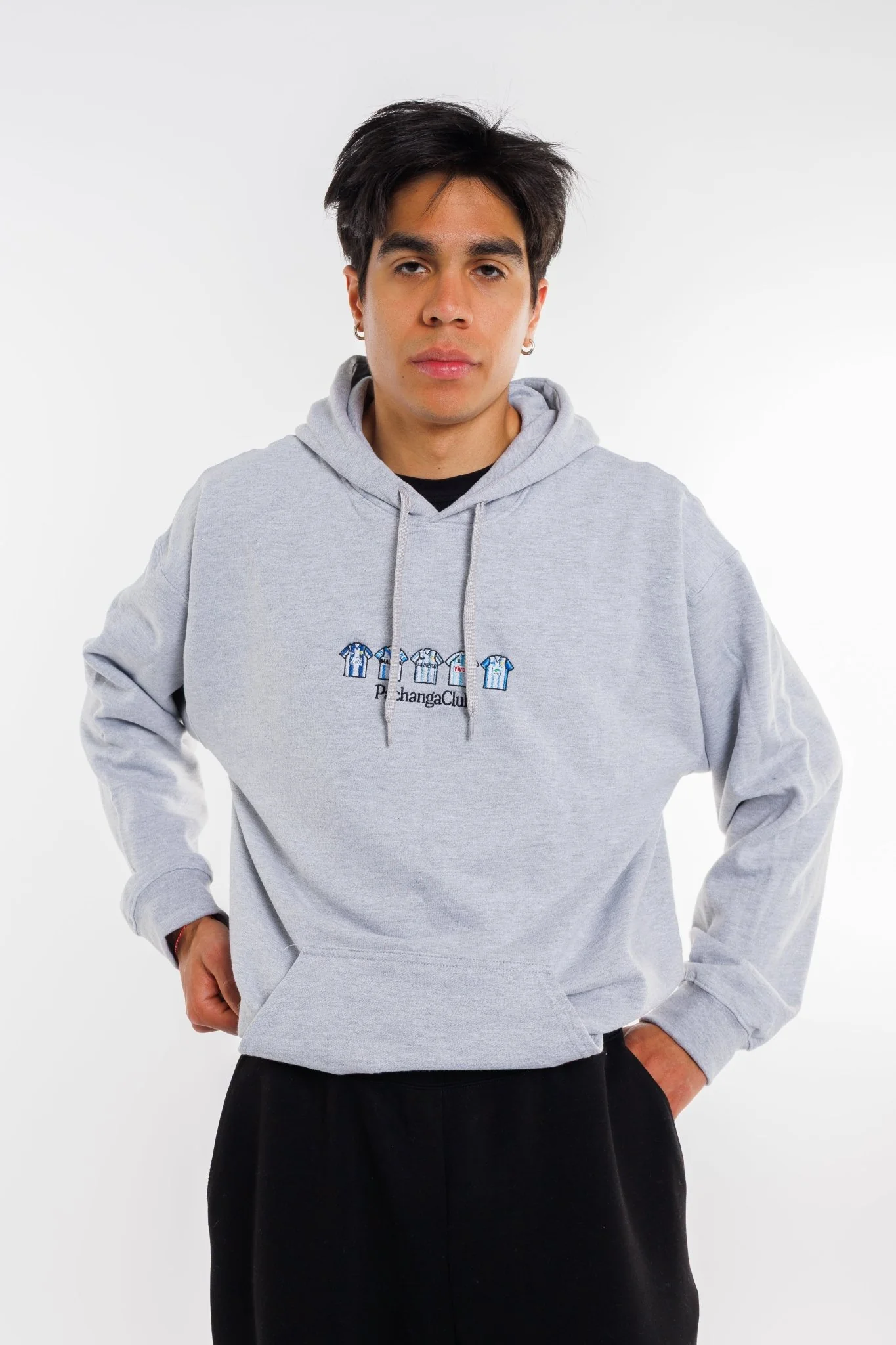 Sudadera Equipaciones Históricas Malaguistas - Gris - Image 3