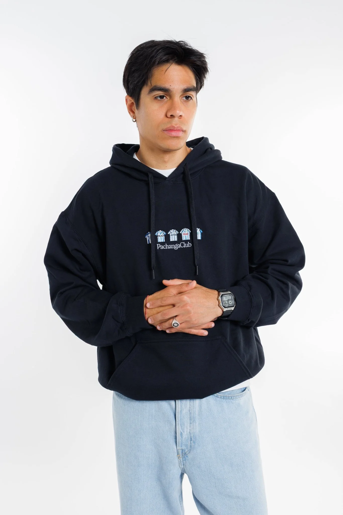 Sudadera Equipaciones Históricas Malaguistas - Negro - Image 3