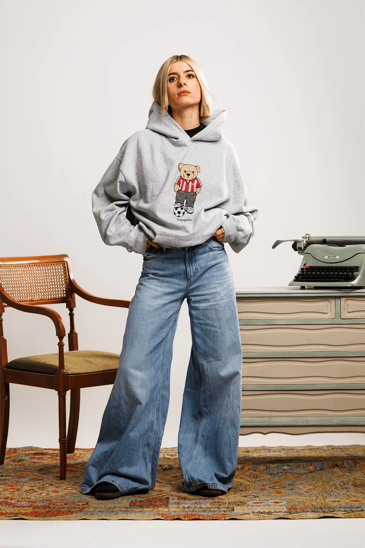 Sudadera "Pacho Colchonero" - Gris - Image 6