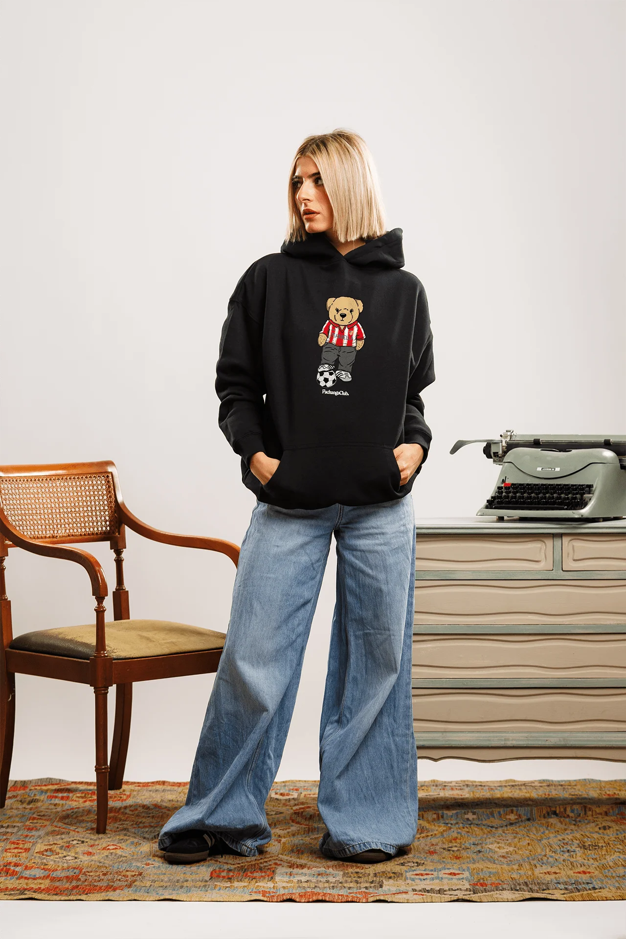 Sudadera "Pacho Colchonero" - Negro - Image 5