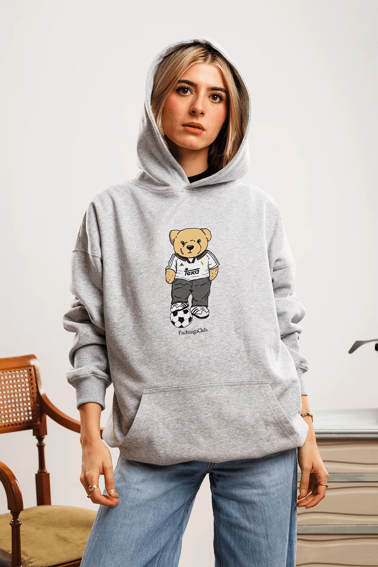 Sudadera "Pacho Vikingo" - Gris - Image 8